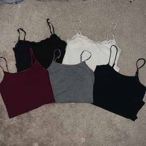 Assortment of tank tops/ camisoles